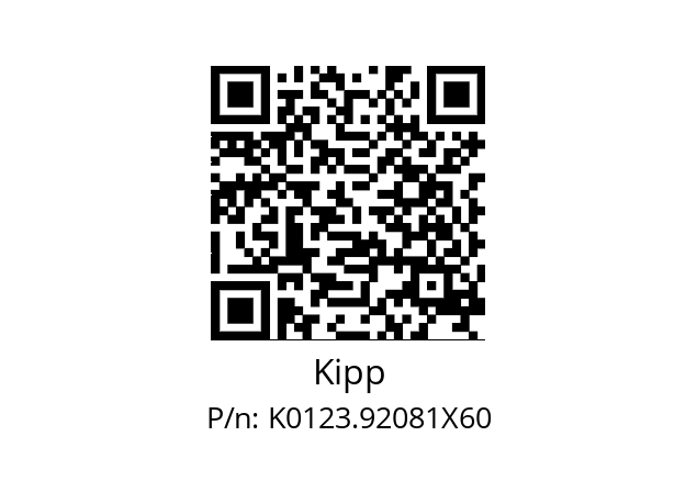   Kipp K0123.92081X60