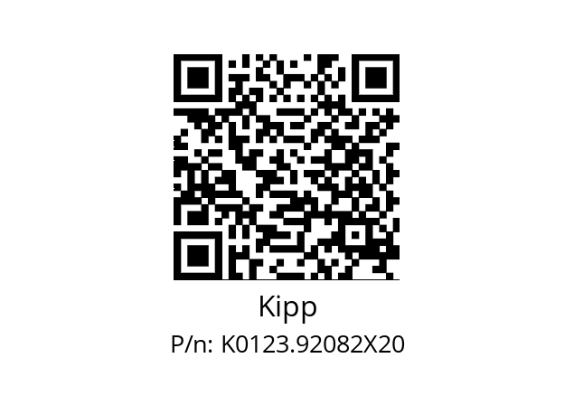   Kipp K0123.92082X20