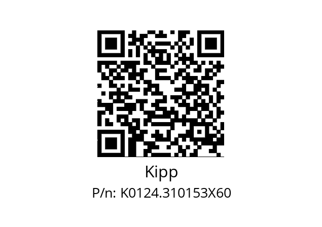   Kipp K0124.310153X60