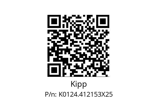   Kipp K0124.412153X25