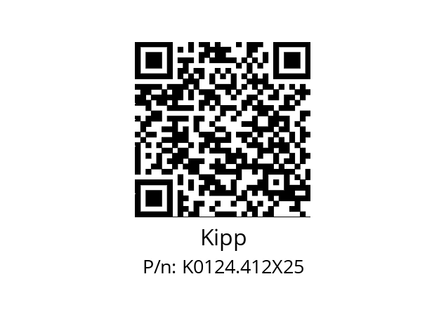   Kipp K0124.412X25