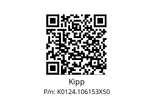   Kipp K0124.106153X50