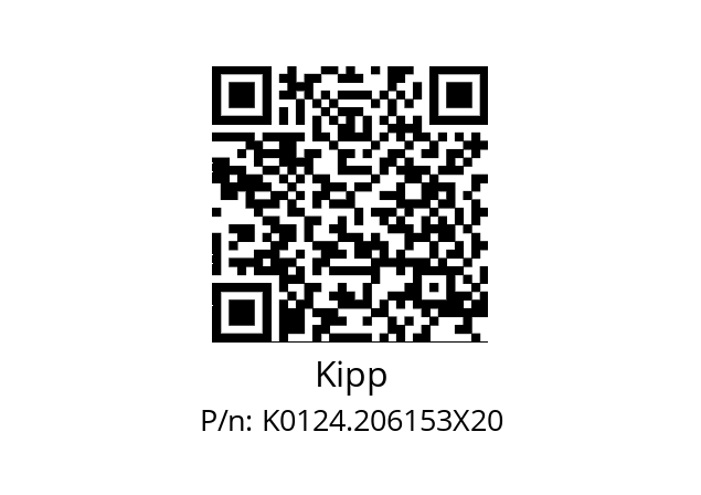   Kipp K0124.206153X20