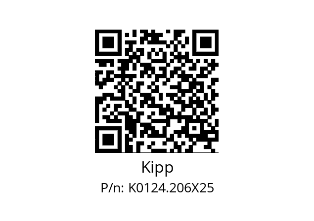   Kipp K0124.206X25