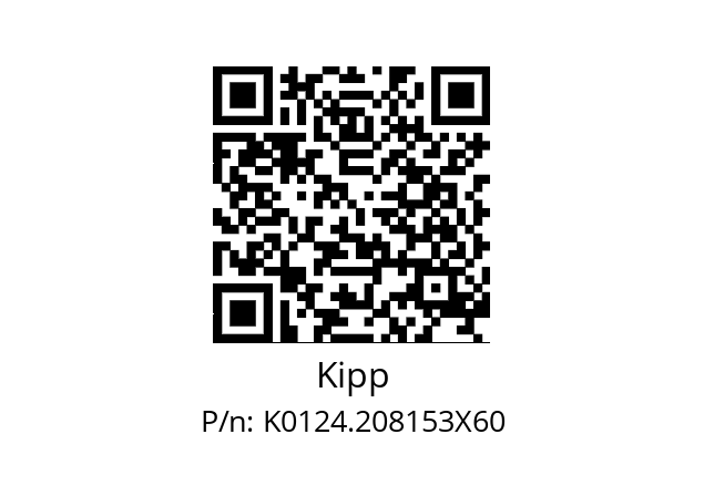   Kipp K0124.208153X60