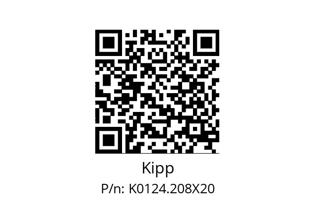   Kipp K0124.208X20