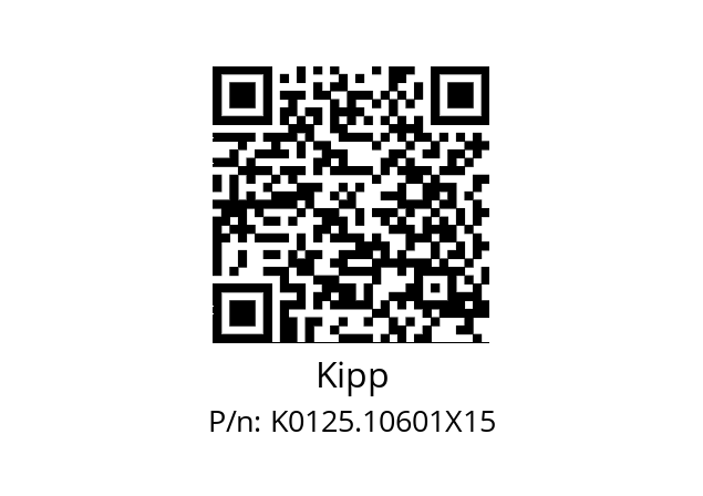   Kipp K0125.10601X15