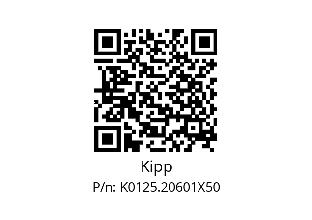   Kipp K0125.20601X50