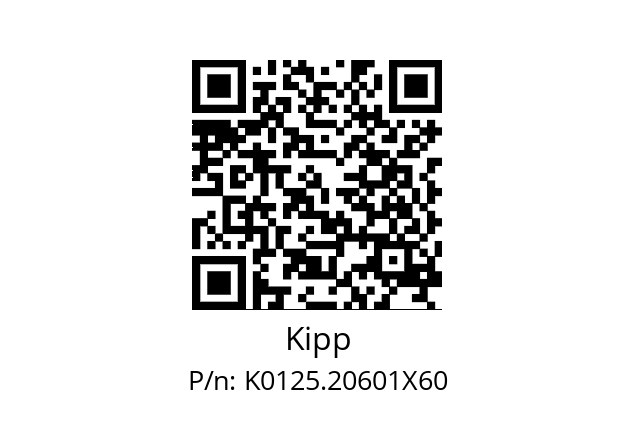   Kipp K0125.20601X60