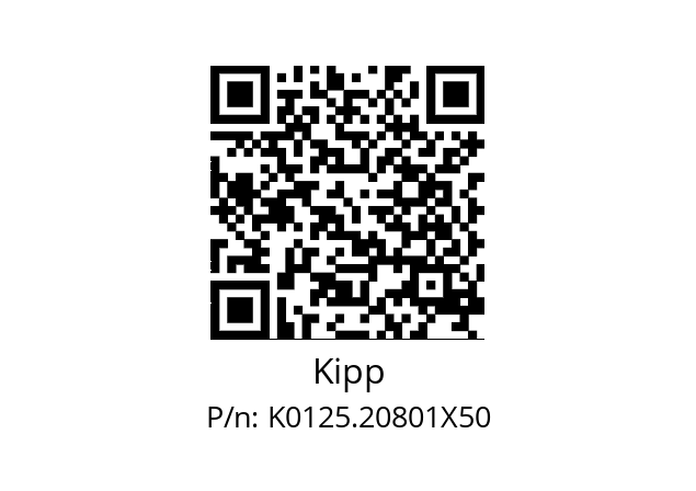   Kipp K0125.20801X50