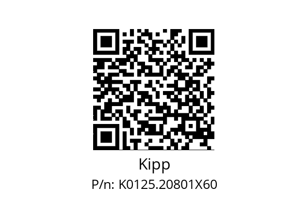   Kipp K0125.20801X60