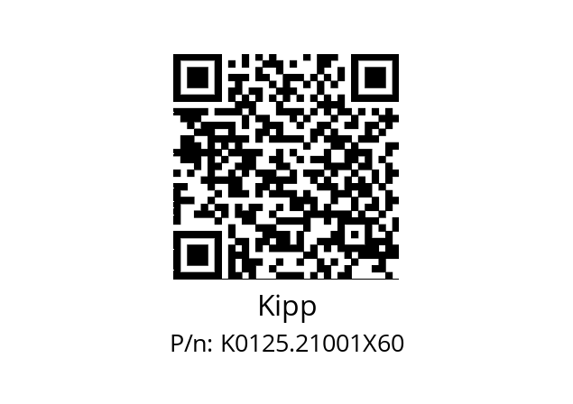   Kipp K0125.21001X60