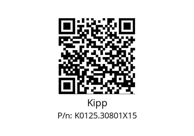   Kipp K0125.30801X15