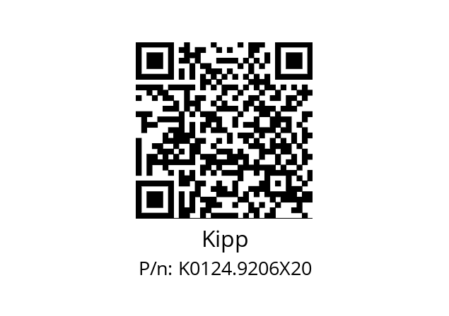   Kipp K0124.9206X20