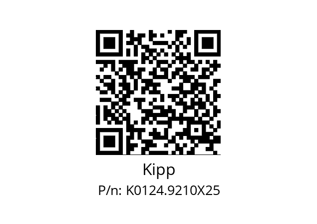   Kipp K0124.9210X25