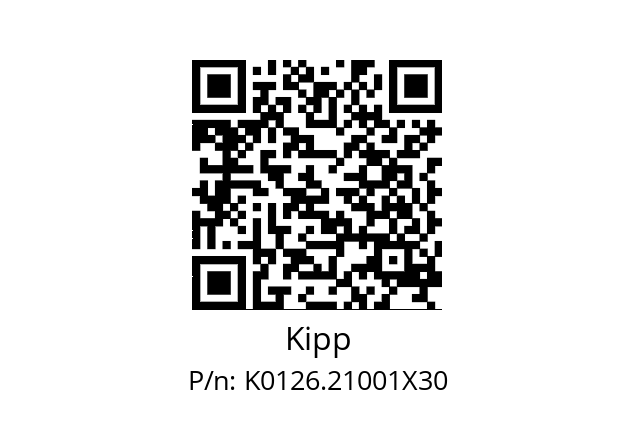   Kipp K0126.21001X30