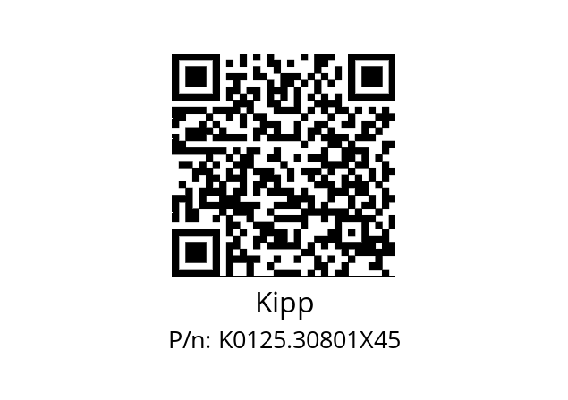   Kipp K0125.30801X45