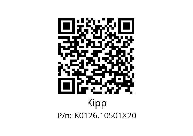   Kipp K0126.10501X20