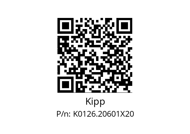   Kipp K0126.20601X20