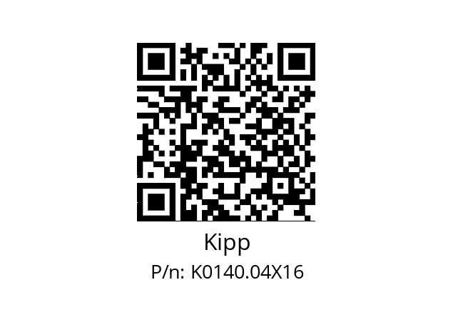   Kipp K0140.04X16