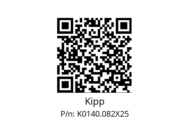   Kipp K0140.082X25