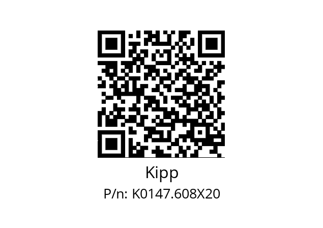   Kipp K0147.608X20