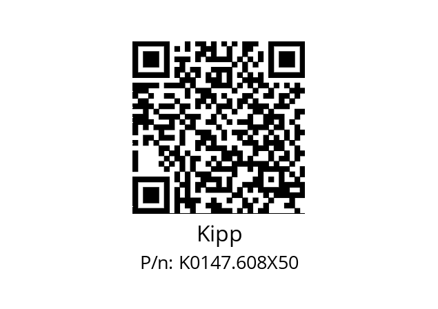   Kipp K0147.608X50