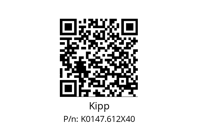   Kipp K0147.612X40