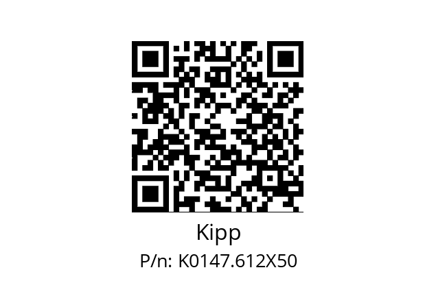   Kipp K0147.612X50