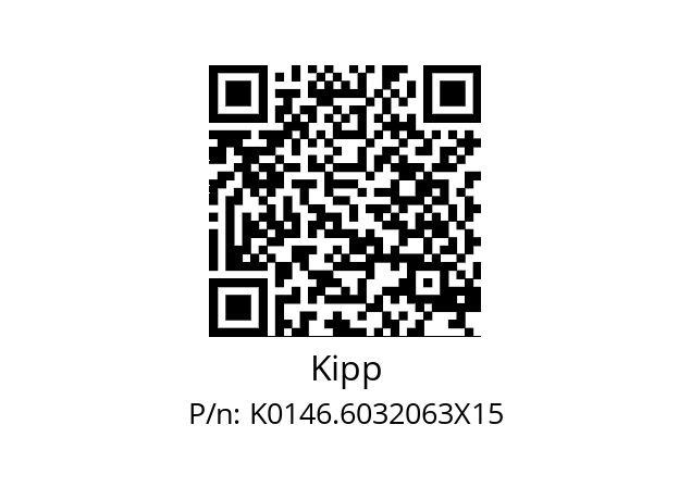   Kipp K0146.6032063X15