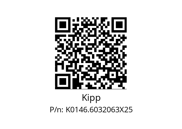   Kipp K0146.6032063X25