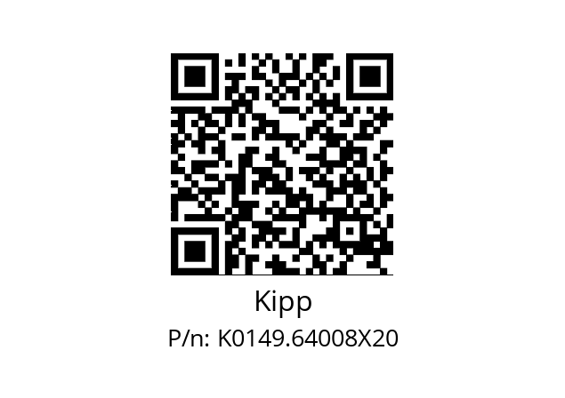   Kipp K0149.64008X20