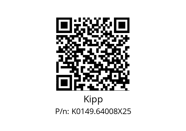   Kipp K0149.64008X25