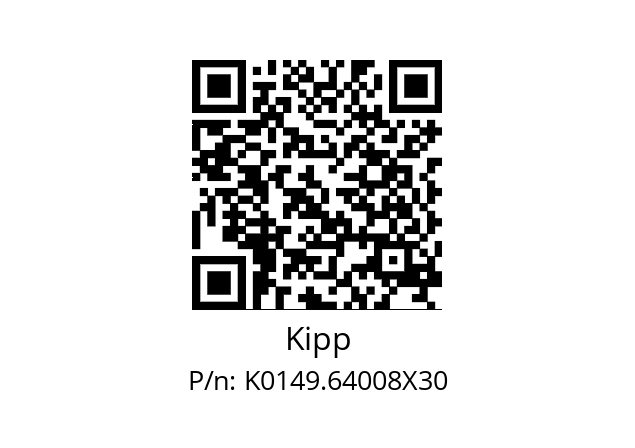   Kipp K0149.64008X30