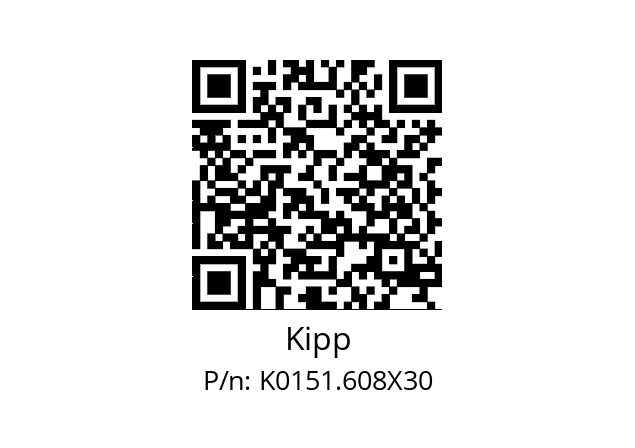   Kipp K0151.608X30