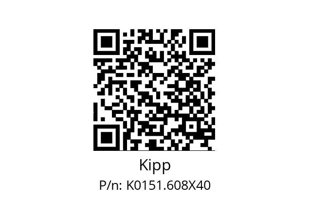   Kipp K0151.608X40