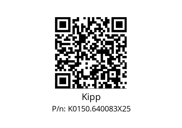   Kipp K0150.640083X25