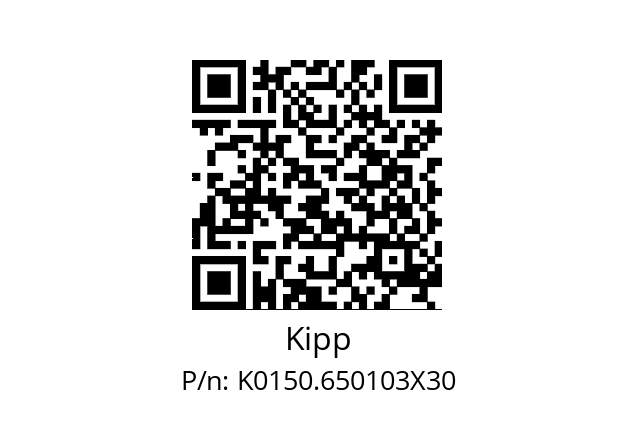   Kipp K0150.650103X30