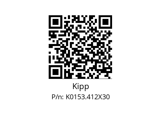   Kipp K0153.412X30