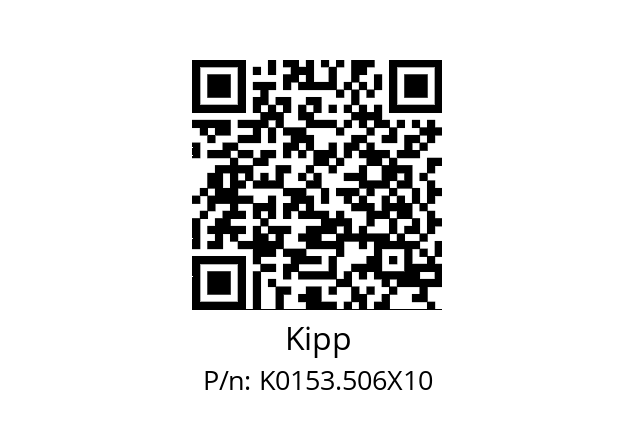   Kipp K0153.506X10