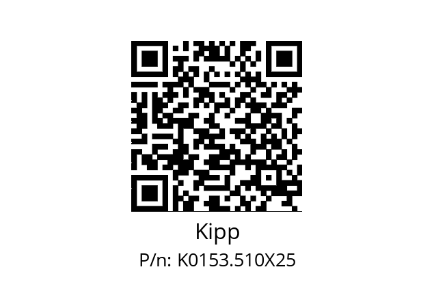   Kipp K0153.510X25