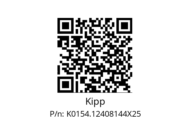   Kipp K0154.12408144X25