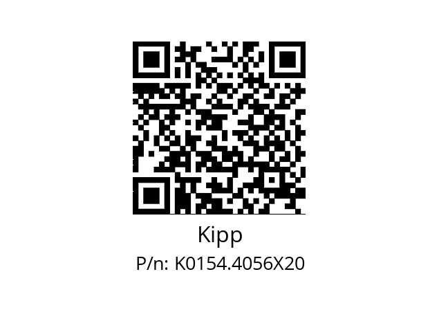   Kipp K0154.4056X20