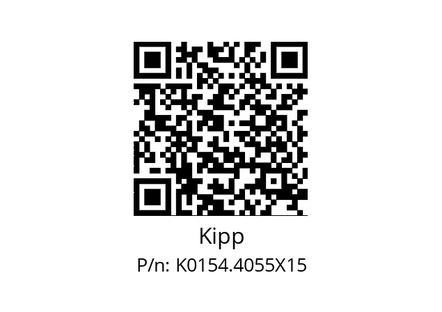   Kipp K0154.4055X15