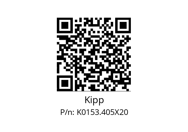   Kipp K0153.405X20