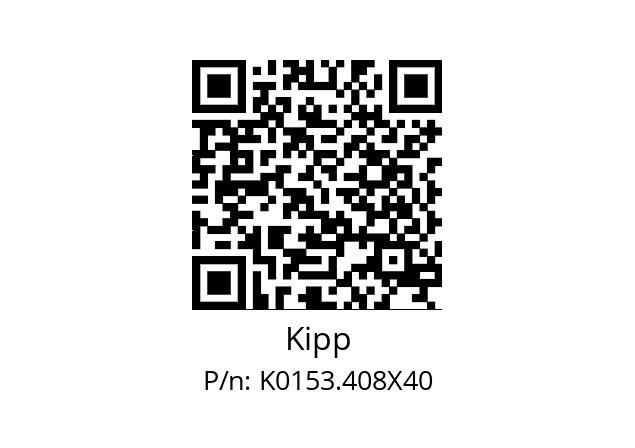   Kipp K0153.408X40