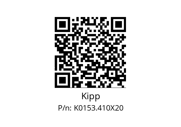   Kipp K0153.410X20