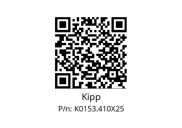   Kipp K0153.410X25