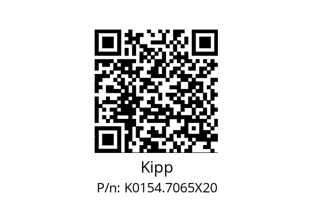   Kipp K0154.7065X20