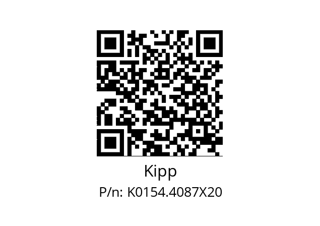   Kipp K0154.4087X20